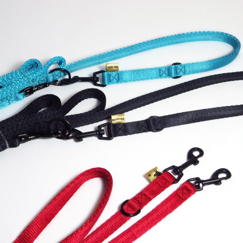 BORNIER Dog Smooth Leash Coupler and Double Dog Walker, Multi-functional Cross-Body Waist or Shoulder Strap Leash, 45.3'' To 78.7'' Length
