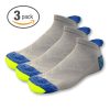 DKGP Unisex COOLMAX Dual-Color Ankle Socks (3 Pairs)