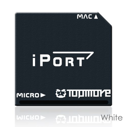 TOPMORE iport MacBook microSD Memory Card Adapter Converter Connector 3 PACK for Mac =Made In Taiwan=