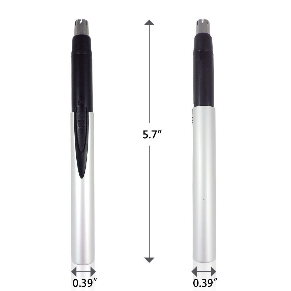 URBANER MB-051 Sleek Pen Design Nose Hair Trimmer, Works Wet / Dry ★Made in Taiwan★