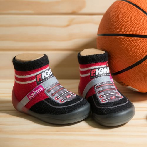 Zaport Feebee's Anti-Skid Non-Slip Patented Strap Shoe Socks | Basketball