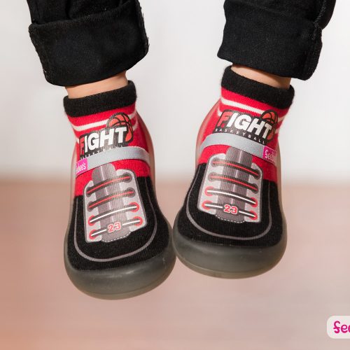 Zaport Feebee's Anti-Skid Non-Slip Patented Strap Shoe Socks | Basketball