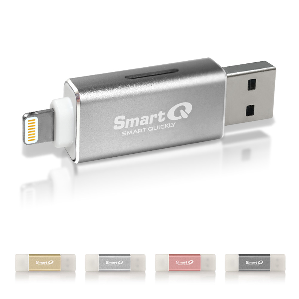 Instatek SmartQ C618 USB3.0 MFI Lightning Card Reader Micro SD Lightning Connector Card Reader For Apple iOS iPhone, iPad Pro, iPad, iPad mini