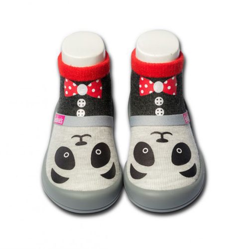 Zaport Feebee's Anti-Skid Non-Slip Patented Strap Shoe Socks | Panda