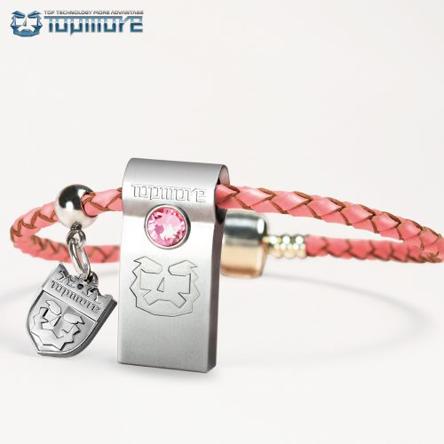 TOPMORE ZJ Series USB3.0 High speed Flash Drive decorated with leather braided bracelet